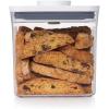 imageOXO Good Grips POP Container  Airtight Food Storage  Small Square Mini 04 Qt Ideal for baking powder spices dried herbs and chilesCONTAINER