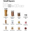 imageOXO Good Grips POP Container  Airtight Food Storage  Small Square Mini 04 Qt Ideal for baking powder spices dried herbs and chilesCONTAINER