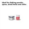 imageOXO Good Grips POP Container  Airtight Food Storage  Small Square Mini 04 Qt Ideal for baking powder spices dried herbs and chilesCONTAINER