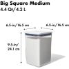 imageOXO Good Grips POP Container  Airtight Food Storage  Small Square Mini 04 Qt Ideal for baking powder spices dried herbs and chilesCONTAINER