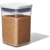 imageOXO Good Grips POP Container  Airtight Food Storage  Small Square Mini 04 Qt Ideal for baking powder spices dried herbs and chilesCONTAINER