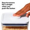 imageOXO Good Grips POP Container  Airtight Food Storage  Small Square Mini 04 Qt Ideal for baking powder spices dried herbs and chilesCONTAINER