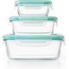 imageOXO Good Grips Smart Seal  12 Piece Glass Container SetClearBlue