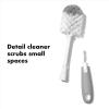 imageOXO Tot Bottle Brush with Nipple Cleaner and Stand  Gray 2Pack