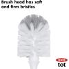 imageOXO Tot Bottle Brush with Nipple Cleaner and Stand  Teal 1 Count Pack of 1Gray