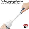 imageOXO Tot Bottle Brush with Nipple Cleaner and Stand  Teal 1 Count Pack of 1Navy