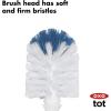 imageOXO Tot Bottle Brush with Nipple Cleaner and Stand  Teal 1 Count Pack of 1Navy