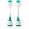 imageOXO Tot Bottle Brush with Nipple Cleaner and Stand  Teal 1 Count Pack of 1Teal