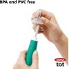 imageOXO Tot Bottle Brush with Nipple Cleaner and Stand  Teal 1 Count Pack of 1Teal