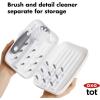 imageOXO Tot Travel Size Drying Rack with Bottle Brush GrayGray