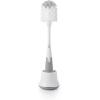 imageOXO Tot Bottle Brush with Nipple Cleaner and Stand  Teal 1 Count Pack of 1Gray