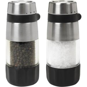 imageOXO Good Grips Salt and Pepper Grinder Set Stainless SteelSalt  Pepper Grinder Set