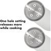 imageOXO Good Grips Glass Adjustable Salt ampamp Pepper Shaker Set 35 oz Each Clear