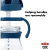 imageOXO Tot Transitions Straw Cup with Handles 6 oz  Opal and Blossom  2 PackNavy