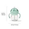 imageOXO Tot Transitions Straw Cup with Handles 6 oz  Opal and Blossom  2 PackOpalBlossom