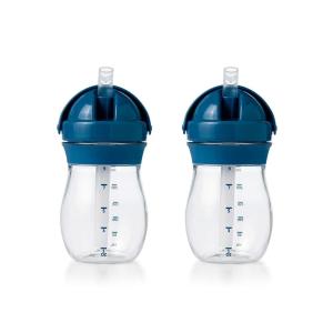 imageOXO Tot Transitions Straw Cup 9 oz  Opal and Blossom  2 PackNavy