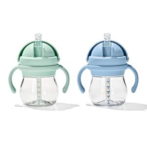 imageOXO Tot Transitions Straw Cup with Handles 6 oz  Opal and Blossom  2 PackOpalDusk