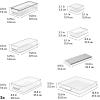 imageOXO Good Grips Fridge Beverage Mat for Cans and Wine Bottles Gray8 Piece Storage Set