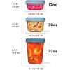 imageOXO Good Grips Twist ampamp Stack Container  12 oz  2 Pack12 Piece Set