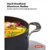 imageOXO Professional 17QT and 23QT Saucepan Pot Set with Lids Hard Anodized Ceramic Nonstick Cookware PFASFree Induction Suitable Stainless Steel Diamond Reinforced Coating Dishwasher Oven Safe Black5 Quarts