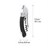 imageOXO Steel Double Lever Waiters CorkscrewSilverBlack1 CTSilverBlack