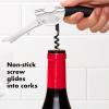 imageOXO Steel Double Lever Waiters CorkscrewSilverBlack1 CTSilverBlack