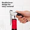 imageOXO Steel Double Lever Waiters CorkscrewSilverBlack1 CTSilverBlack