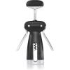 imageOXO Steel Double Lever Waiters CorkscrewSilverBlack1 CTWinged Corkscrew with Foil Cutter