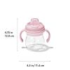 imageOXO Tot Transitions Soft Spout Sippy Cup with Removable Handles  6 oz  DuskBlossom