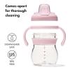 imageOXO Tot Transitions Soft Spout Sippy Cup with Removable Handles  6 oz  DuskBlossom