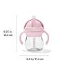 imageOXO Tot Transitions Straw Cup with Removable Handles  6 oz  DuskBlossom