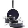 imageOXO Professional 10 Piece Cookware Pots and Pans Set Hard Anodized Ceramic Nonstick PFASFreeStainless Steel HandlesInductionSkilletsSauteDiamond Reinforced CoatingDishwasher ampamp Oven SafeBlackBlack