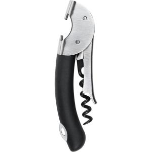 imageOXO Steel Double Lever Waiters CorkscrewSilverBlack1 CTSilverBlack