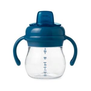 imageOXO Tot Transitions Soft Spout Sippy Cup with Removable Handles  6 oz  DuskNavy