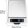 imageOXO Good Grips 11Pound Stainless Steel Food Scale with PullOut Display
