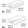 imageOXO Good Grips 4Piece Fridge Storage Bin Starter Set