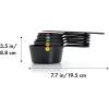 imageOXO Good Grips 6 Piece Plastic Measuring Cups Black
