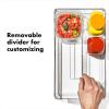 imageOXO Good Grips Adjustable Fridge Storage Bin  for Condiments Juice Pouches Snack Cups and More