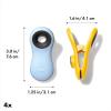 imageOXO Good Grips AllPurpose Magnetic Clips  4 Pc AssortedNavy BlueYellowRed  Light Blue