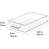 imageOXO Good Grips Fridge Organization Bin 8 in x 14 in  for Cheese Meat Fish and More