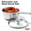 imageOXO Mira TriPly Stainless Steel 325QT Saute Pan Jumbo Cooker with Lid Induction Multi Clad Dishwasher and Metal Utensil Safe15QT Chefs Pan with Lid