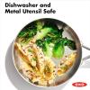 imageOXO Mira TriPly Stainless Steel 325QT Saute Pan Jumbo Cooker with Lid Induction Multi Clad Dishwasher and Metal Utensil Safe325QT Saute Pan with Lid
