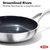 imageOXO Mira TriPly Stainless Steel PFASFree Nonstick 10quot Frying Pan Skillet Induction Multi Clad Dishwasher and Metal Utensil Safe10 Nonstick Frying Pan Skillet