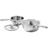 imageOXO Mira TriPly Stainless Steel 325QT Saute Pan Jumbo Cooker with Lid Induction Multi Clad Dishwasher and Metal Utensil Safe15QT  357QT Chefs Pans with Lids