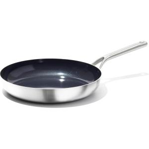 imageOXO Mira TriPly Stainless Steel PFASFree Nonstick 10quot Frying Pan Skillet Induction Multi Clad Dishwasher and Metal Utensil Safe8 Nonstick Frying Pan Skillet