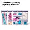 imageOXO Good Grips 3PC Small Square Short POP Container Set WhiteGrey