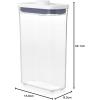 imageOXO Good Grips POP Container  Slim Rectangle Mini 04 Qt19 Qt  Rectangle  Granola