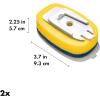 imageOXO NEW Good Grips Soap Dispensing Dish Scrub Refills  2Pack