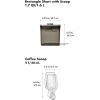 imageOXO Steel POP Container Big Short Sqaure  28 Qt for Cereal Grains and More Grey17 QT Coffee Container