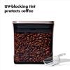imageOXO Steel POP Container Big Short Sqaure  28 Qt for Cereal Grains and More Grey17 QT Coffee Container